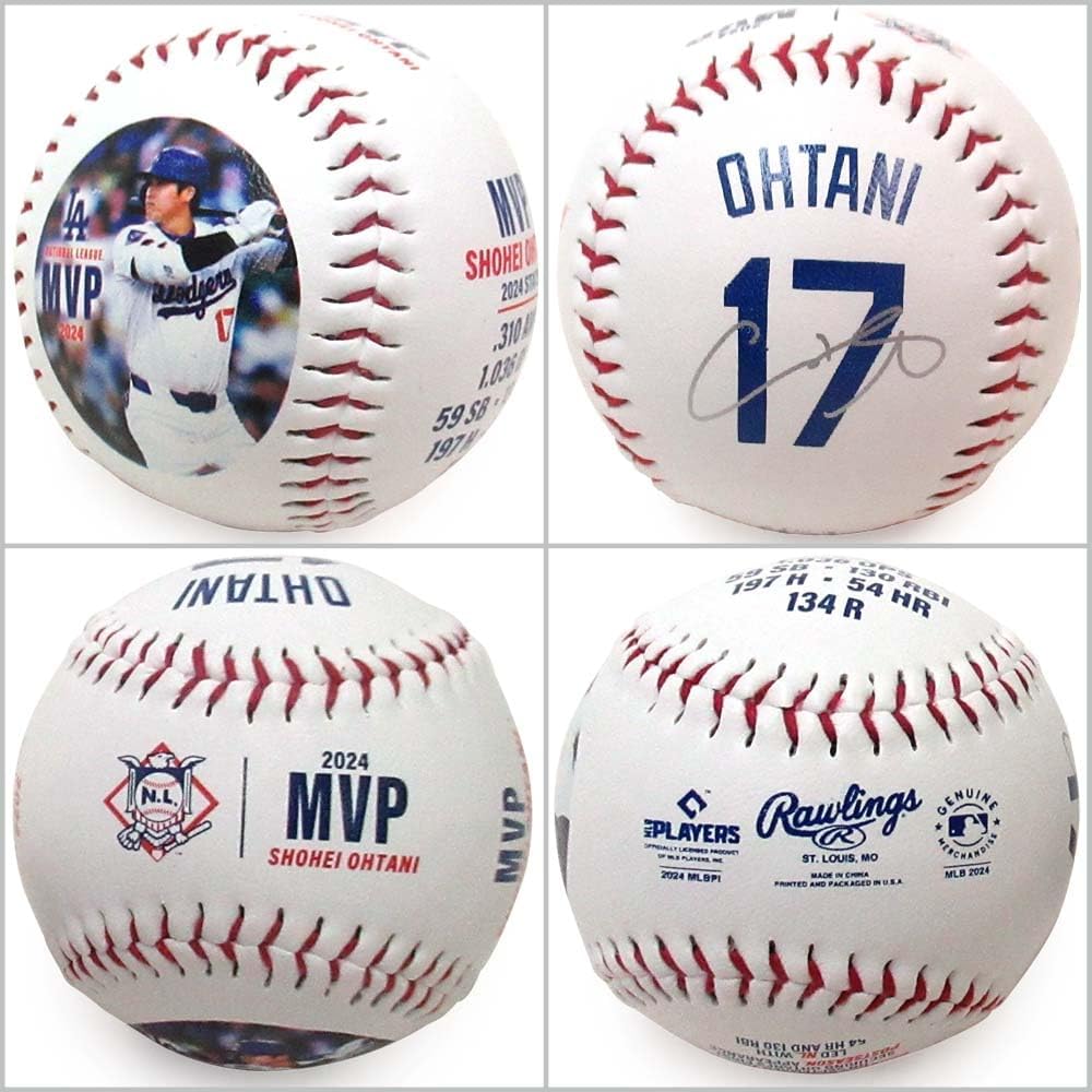 大谷翔平 2024年 ロサンゼルス・ドジャース 記念ボール 50-50 MVP