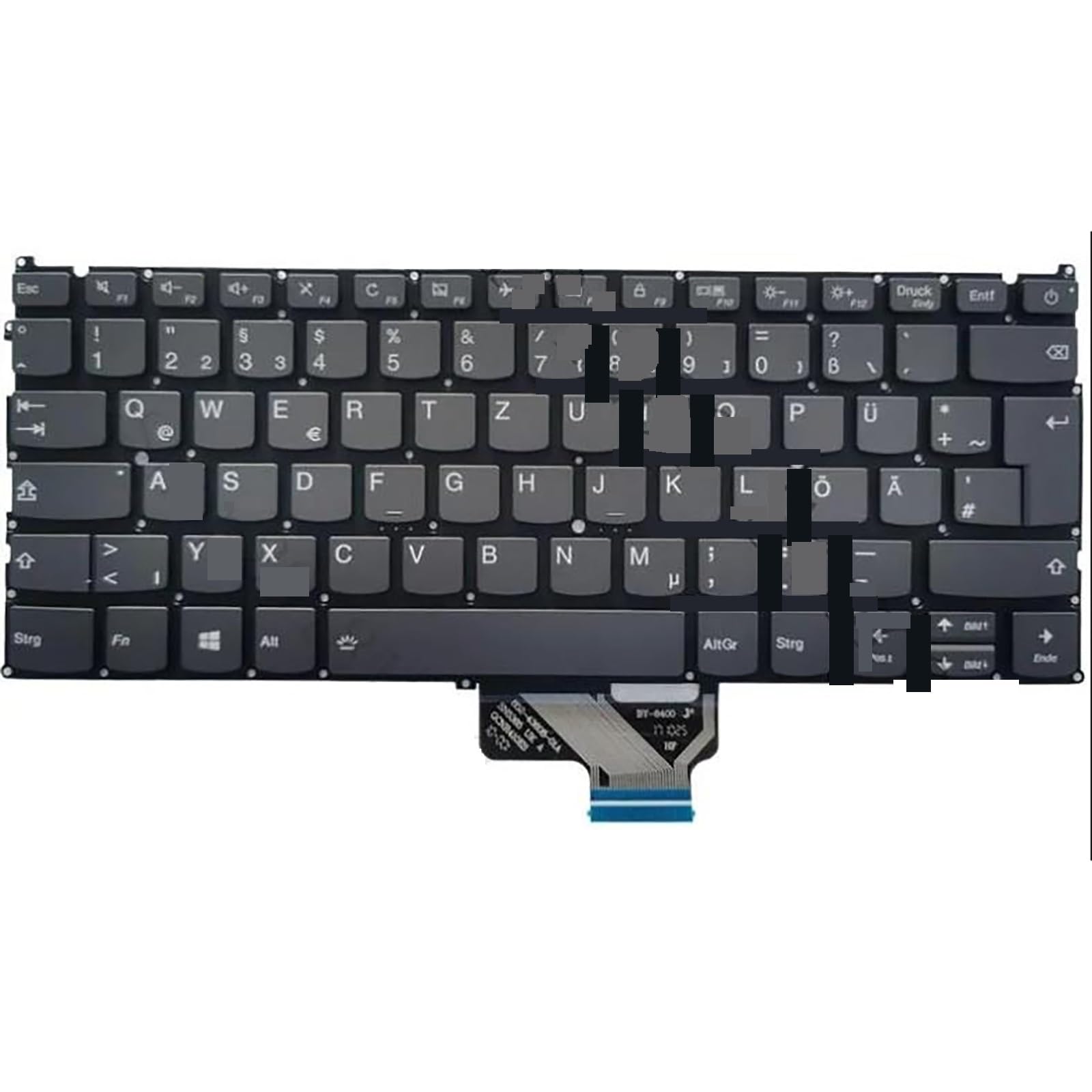 Clavier pour Ideapad 720S-13-13ARR -13IKB rétroéclairé allemand GR