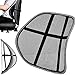 PrimeTrendz Breathable & Cool Mesh Support | Lumbar Support Cushion Seat Back Muscle Car Home Office Chair Pain Relief Travel Lumbar Mesh Supporter