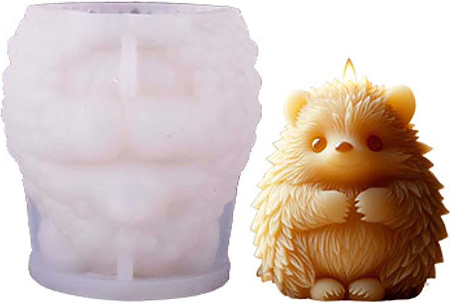 Flower Animal Cylinder Molds Silicone Wave Spiral Candle Mold - Silicone Resin Casting Molds for Candle & Resin & Soap Craft Supplies
