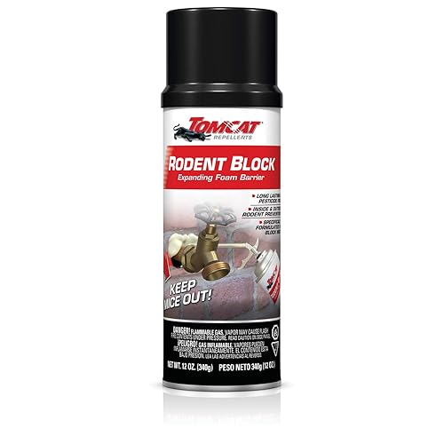 Tomcat Rodent Block Expanding Foam Barrier, Fills Gaps to Keep
