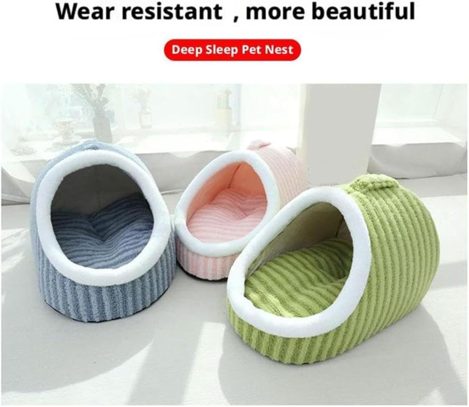 Cozy Hideaway Pet Bed, Kitten Dog Bed, Cover Cave for Dogs, Puppy Weighing 4/7.5/12.5kg, Pet Bed with Cover Cave, Non-Slip Washable Cozy Pet Bed, for Small Medium Pets