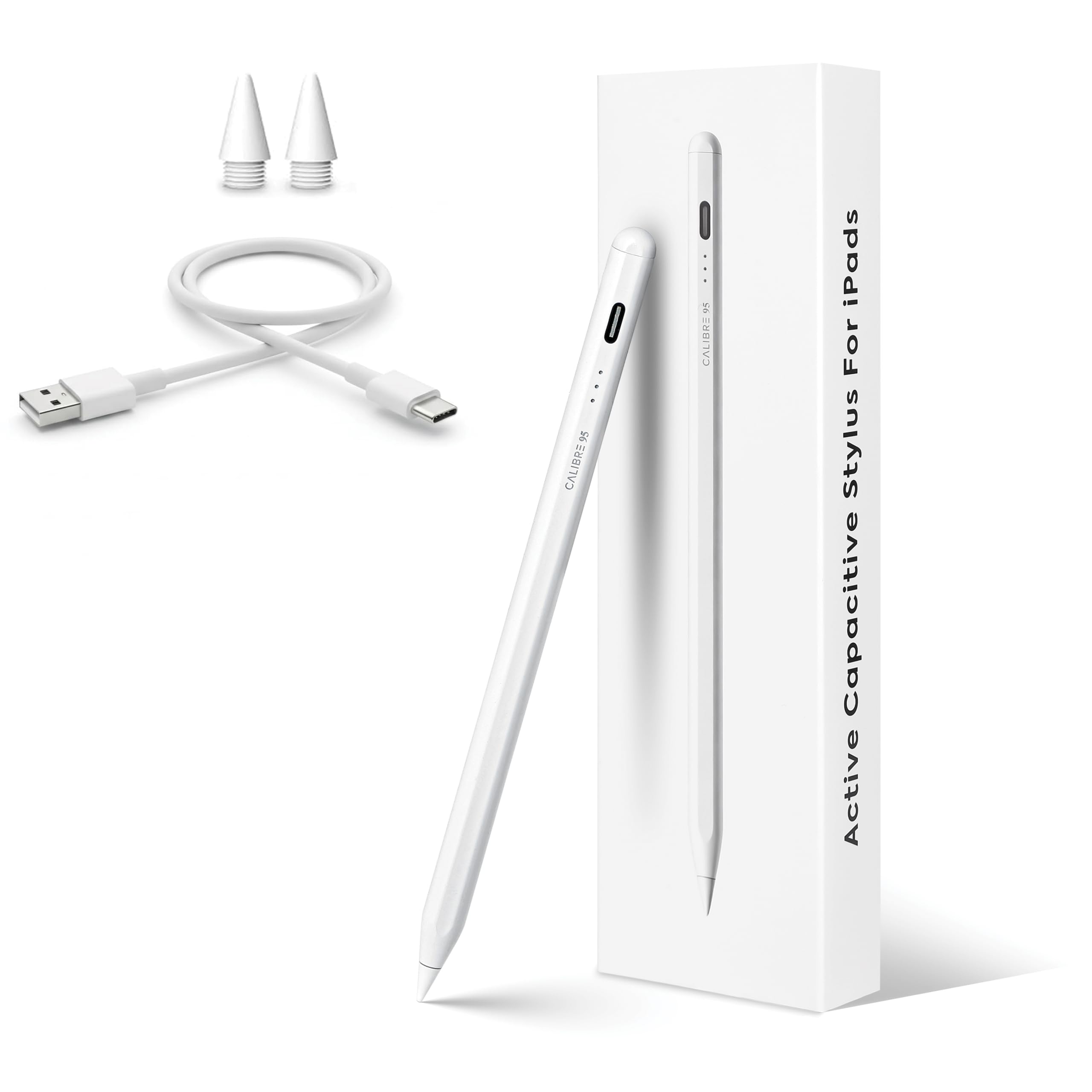 iPad Stylus Pen with 20-Min Fast Charge, iPad Pencil with Palm Rejection & Tilt Sensitivity | Compatible with iPad Air 3/4/5/M2/M3, iPad mini 5/6, iPad 6–11 & iPad Pro 11”/12.9” (2018–2026)-image-27