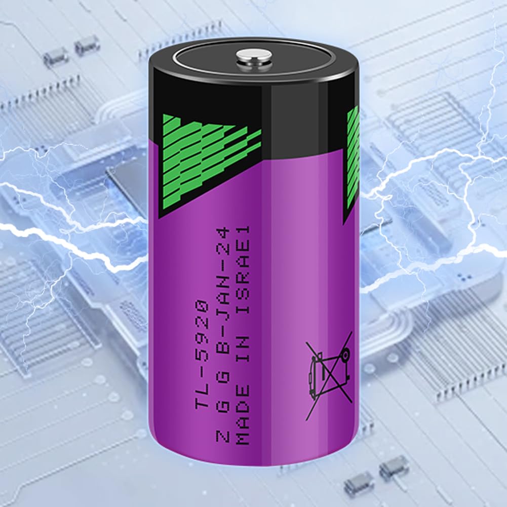 LINHUPAK (4-Pack) TL-5920 3.6V 8500mAh C Size Li-SOCI2 Battery Replacement for Tadiran Primary Non-Rechargeable Battery (ER26500 / LS26500)