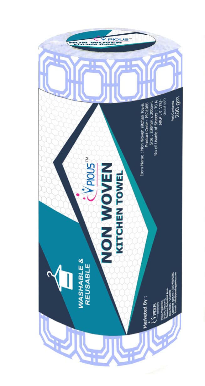 See full amazon price history chart for PIOUS Kitchen Roll Kitchen Tissue roll Cleaning Wipes Washable & Reusable Quick Dry Non-Woven Dish Towels for Home & Kitchen Cleansing Super Absorbent Soft & Hygienic 70 Pulls Each Roll (Blue) PIOUS Kitchen Roll Kitchen Tissue roll Cleaning Wipes Washable & Reusable Quick Dry Non-Woven Dish Towels for Home & Kitchen Cleansing Super Absorbent Soft & Hygienic 70 Pulls Each Roll (Blue) (B0BD21DQDC) Amazon Price History, Amazon Price Tracker