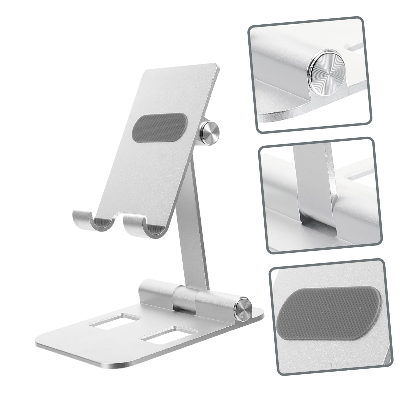 CHILDWEET 1pezzi Supporto Per Smartphone e Tablet Stand Da Tavolo Lega Di Alluminio Design e Portatile Compatibile Con Dispositivi Elettronici Per Visionare Video e Lavorare Da Casa