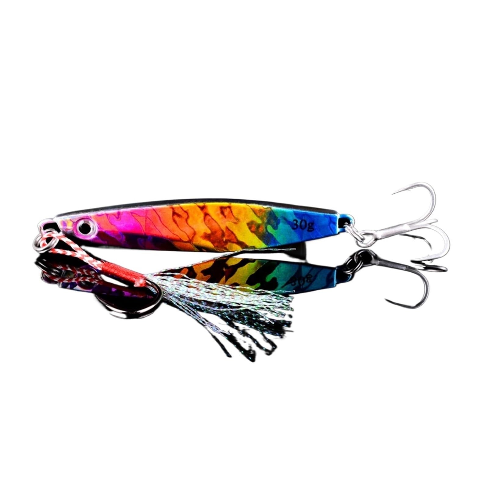 INEOUT 12pcs Esche da Pesca in Metallo Jig 7g 12g 17g 22g 30g 40g Maschere Pesca in Mare Cucchiaio Esca Affondamento Esca Jigging Vibe Lama for Luccio Spigola