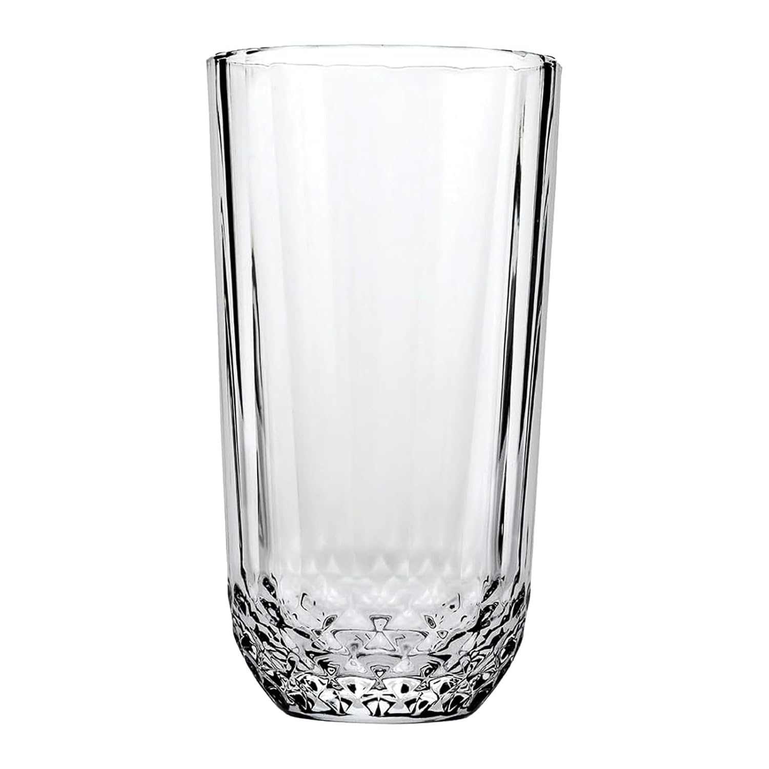 Highball Drinking Glasses Bulk Set of 48 12 oz Clear Crystal-Cut Water Glasses Tall Tumblers for Cocktails Juice