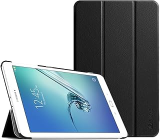 Fintie Slim Case for Samsung Galaxy Tab E 9.6 - Ultra Lightweight Protective Stand Cover for Tab E Wi-Fi/Tab E Nook/Tab E Verizon 9.6-Inch Tablet (SM-T560/T561/T565/T567V), Black