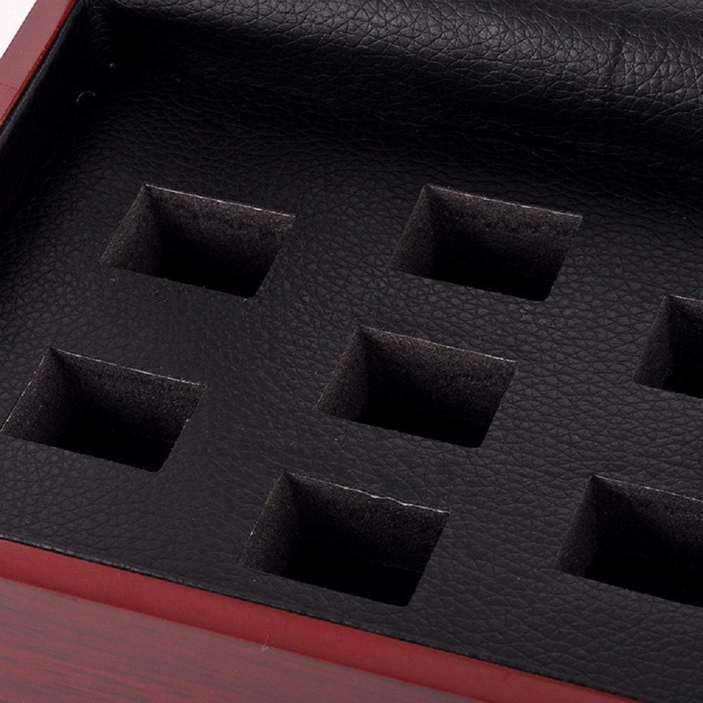JunningGor Championship Big Heavy Ring Display Wooden Box (9 Holes) : Clothing, Shoes & Jewelry