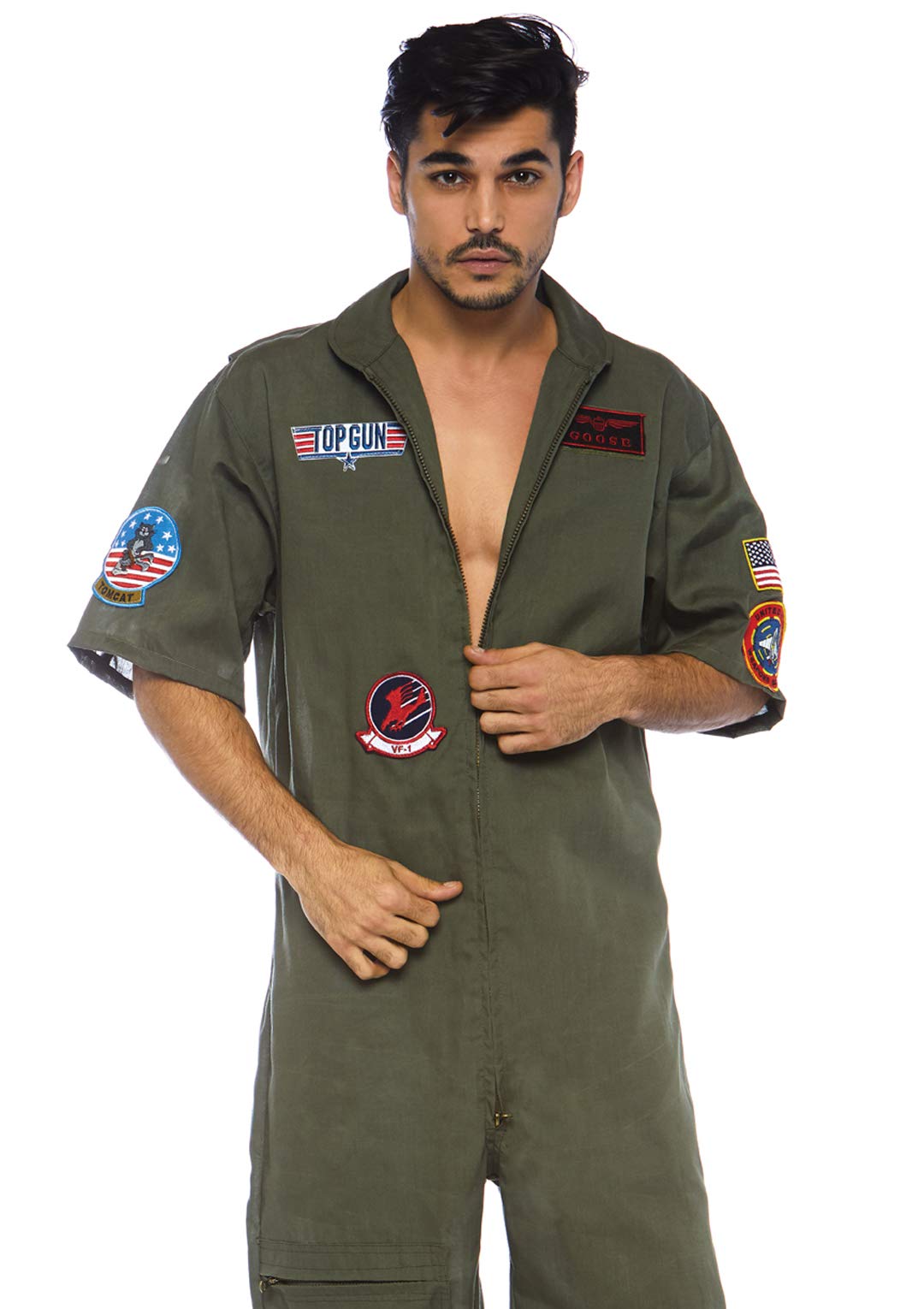 Leg Avenue Men's Top Gun Licensed Flight Suit