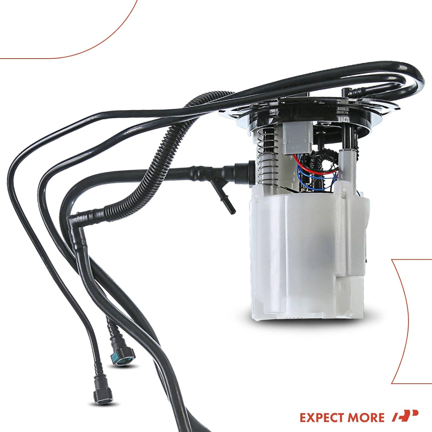 A-Premium Electric Fuel Pump Module Assembly with Pressure Sensor Compatible with Saab 93 9-3 2003 2004 2005 2006 2007 2008 2009 2010 2011, L4 2.0L, Replace# E8489MN