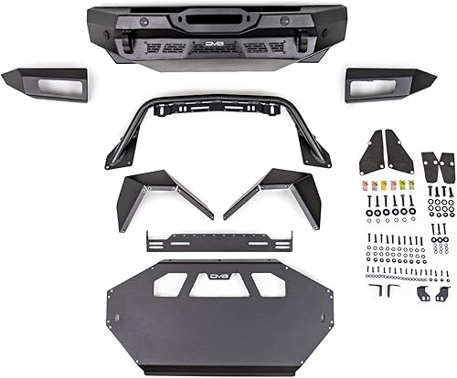 Miniatura 9 de Parachoques delantero de la serie Spec para Ford Bronco 2021-2023  Diseño de alta liquidación  Acepta cabrestantes de varios tamaños  Barra de toro