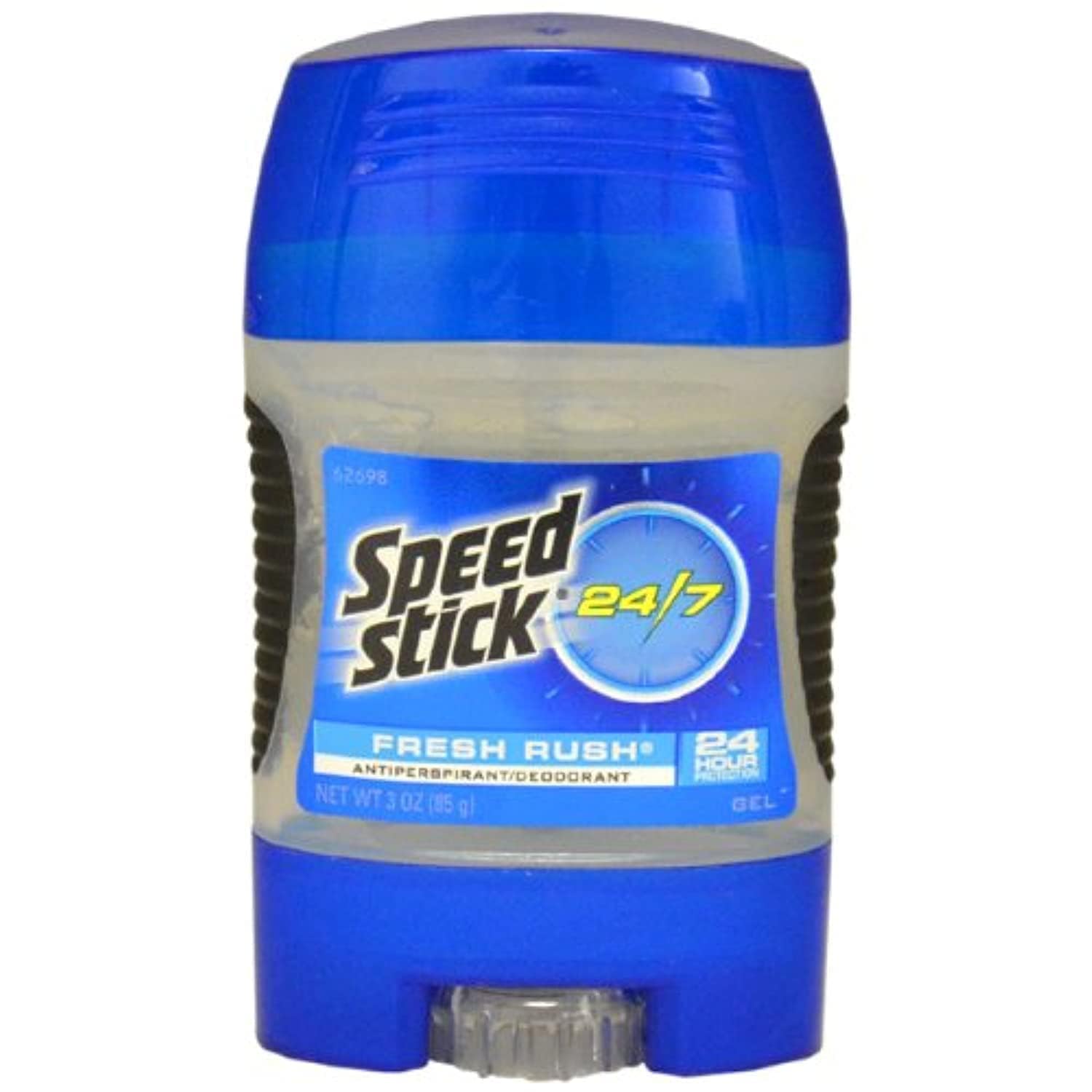 Speed Stick 24/7 Antiperspirant/Deodorant Gel, Fresh Rush, 3 Ounce (Pack of 6)
