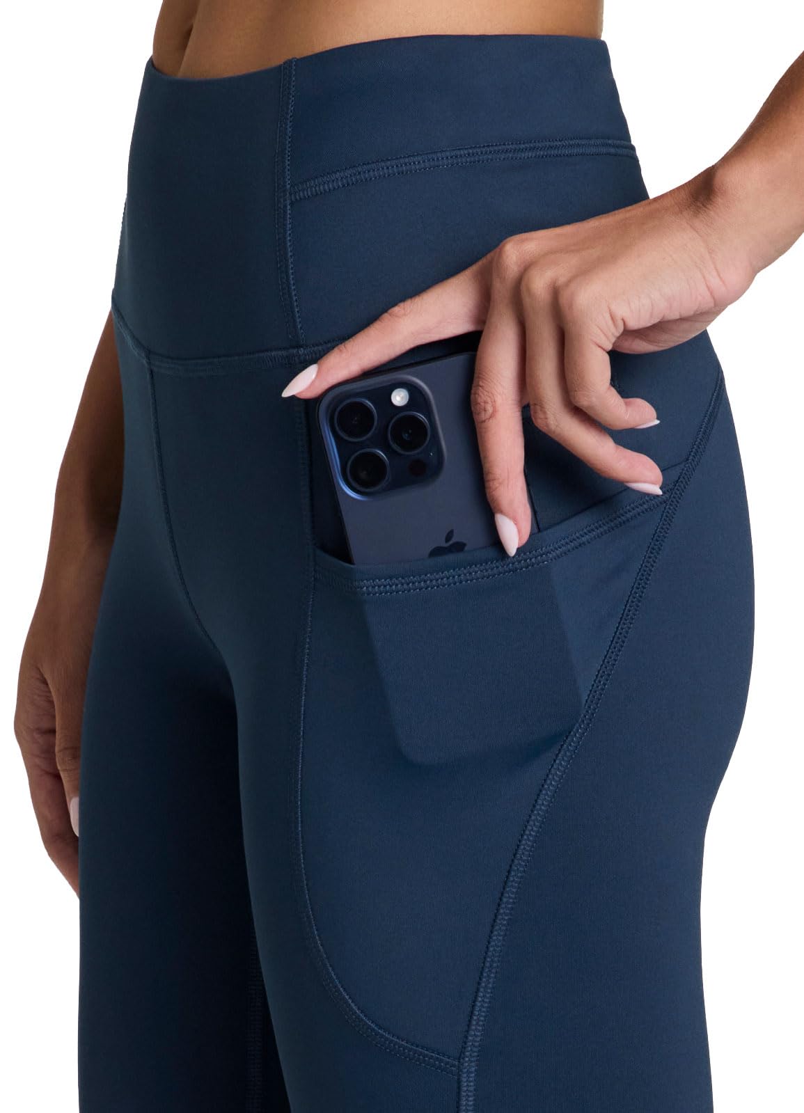 RBX Leggings foderati in pile per donna pantaloni da yoga con tasche pantaloni da palestra per il freddo Leggings a lunghezza intera per corsa yoga