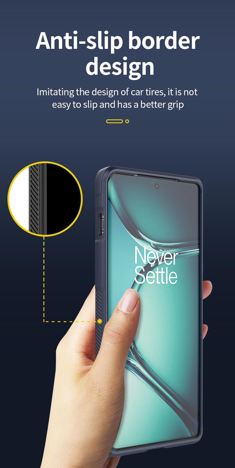 LIUZIHAN Cover per OnePlus Ace sign della Manica in