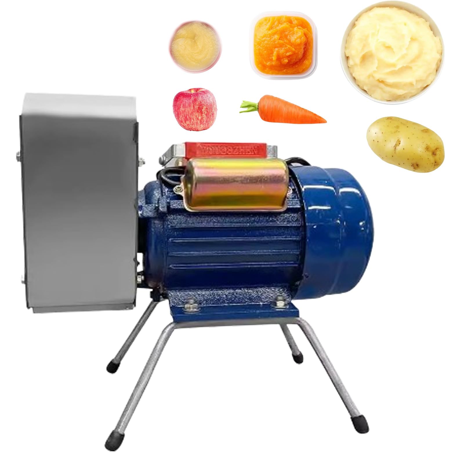 TYH Prensador de Patatas Profesional, Mezcla purés y batidores, Rendimiento de 20-30 kg/h, con Eje y Engranaje de molienda de precisión, Ahorra Tiempo, para ajo y Tomates