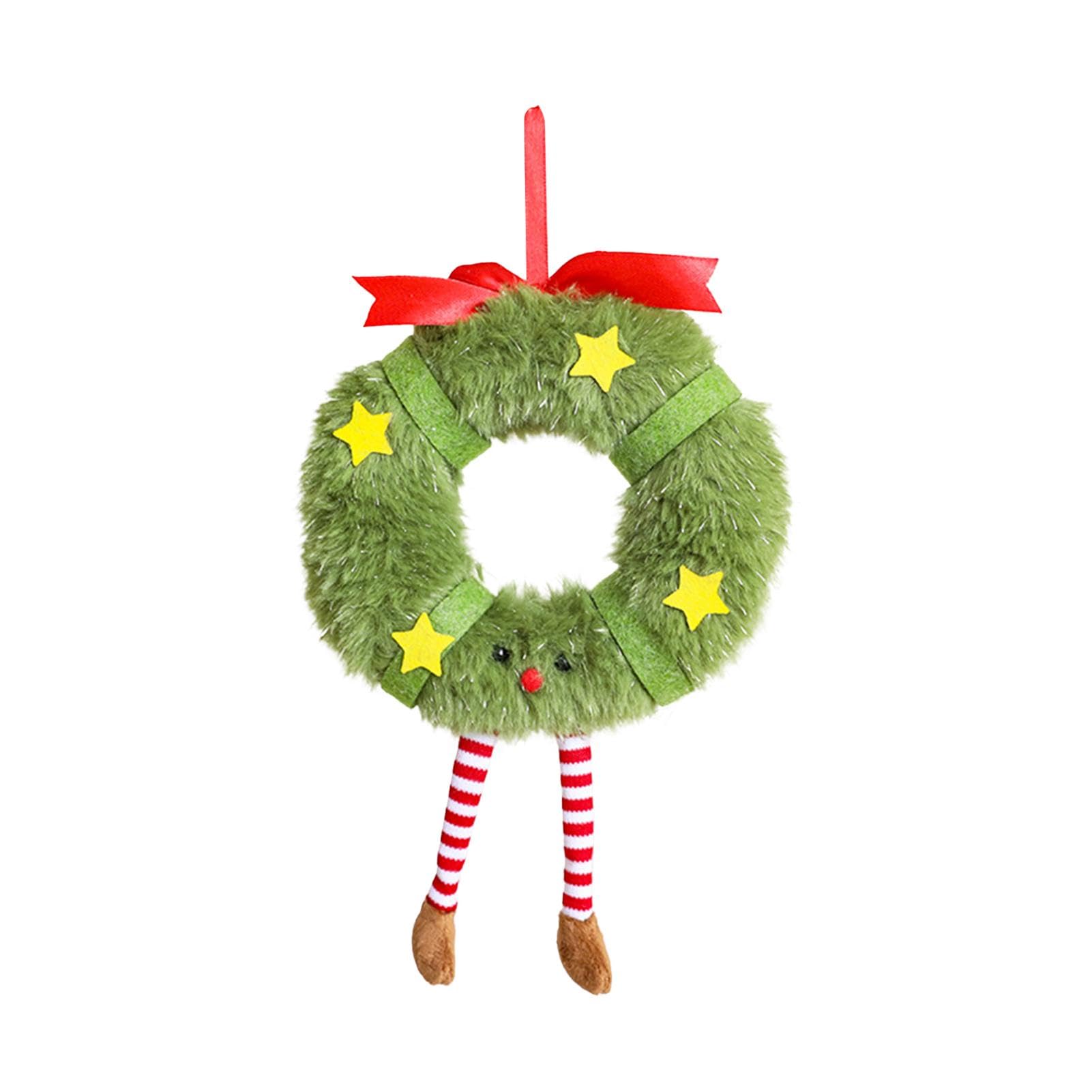 Amazon.co.jp: クリスマスぬいぐるみオーナメント、ぬいぐるみリース