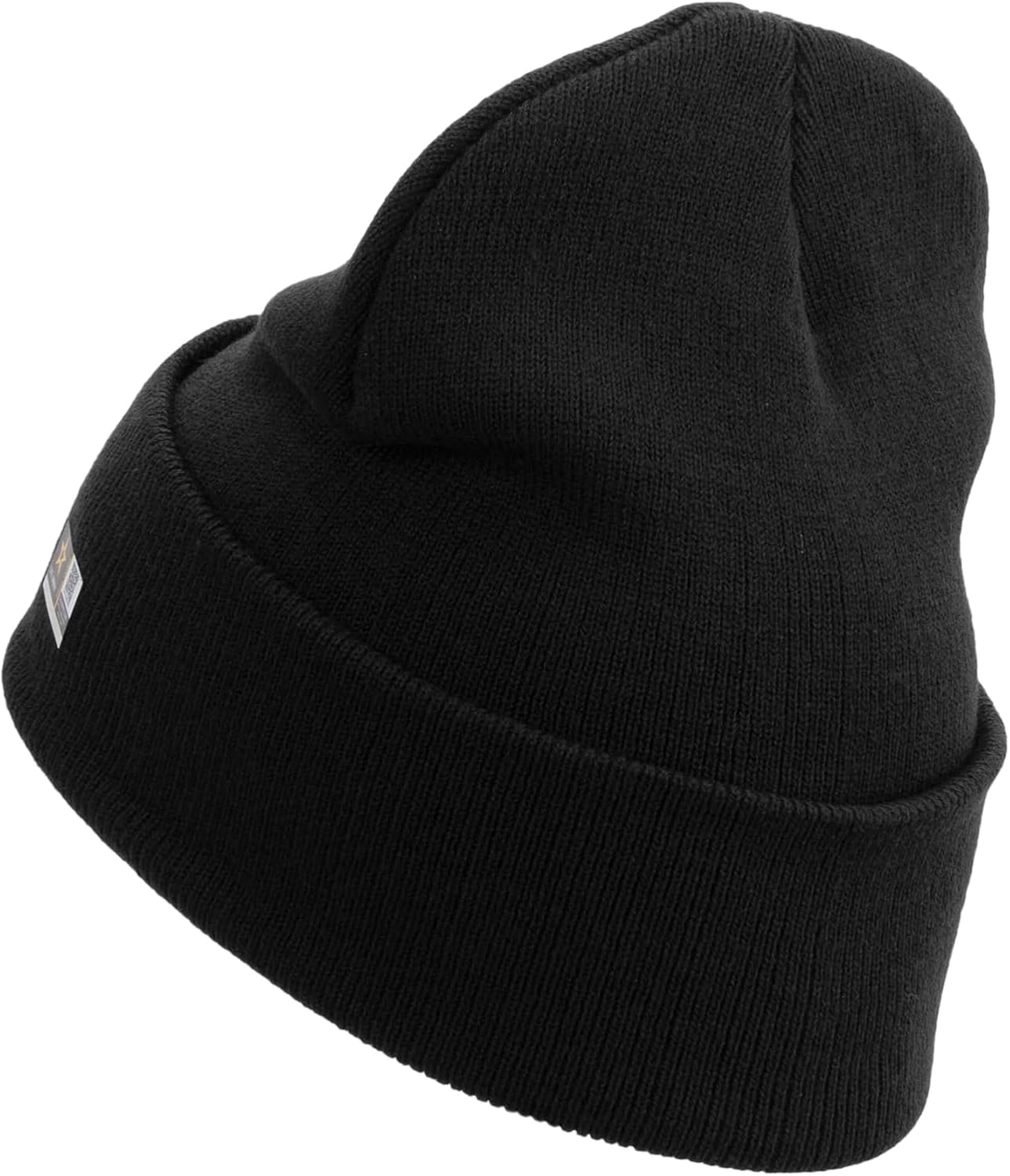 e4Hats.com US Army Veteran Flag Embroidered 12 Inch Long Knitted Beanie - Image 2