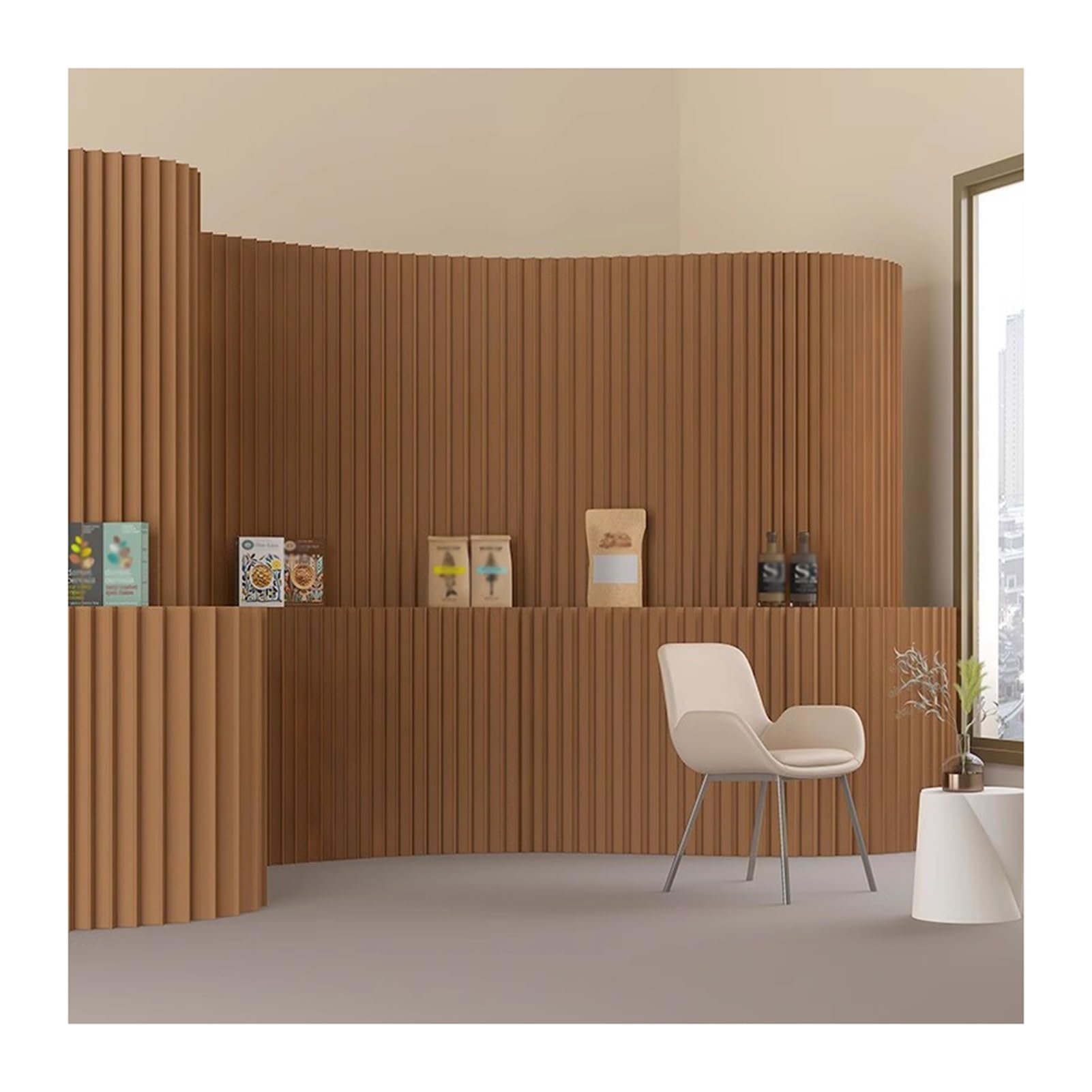Divisori per ambienti, Pareti divisorie pieghevoli for la privacy, divisori for ambienti(100~200 cm/3.28~6.56 ft)