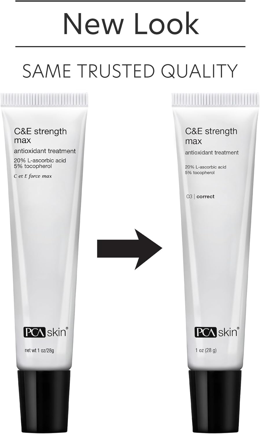 PCA SKIN C&E Strength Max Antioxidant Corrective Cream - Anti Aging Face Serum with Maximum Strength Vitamins C&E for Brightening Dark Spots & Minimizing Fine Lines & Wrinkles (1 oz) image 2 of 7 B00N0YMKMO