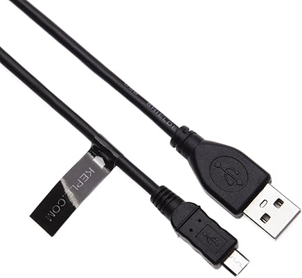 Keple USB Cargar Cable Cargador Adaptador para Amazon Fire TV Stick/Kindle 1/2/3/Keyboard 3G/4, Kindle Touch/Fire/HD/Paperwhite, Echo Dot | Micro USB 3M