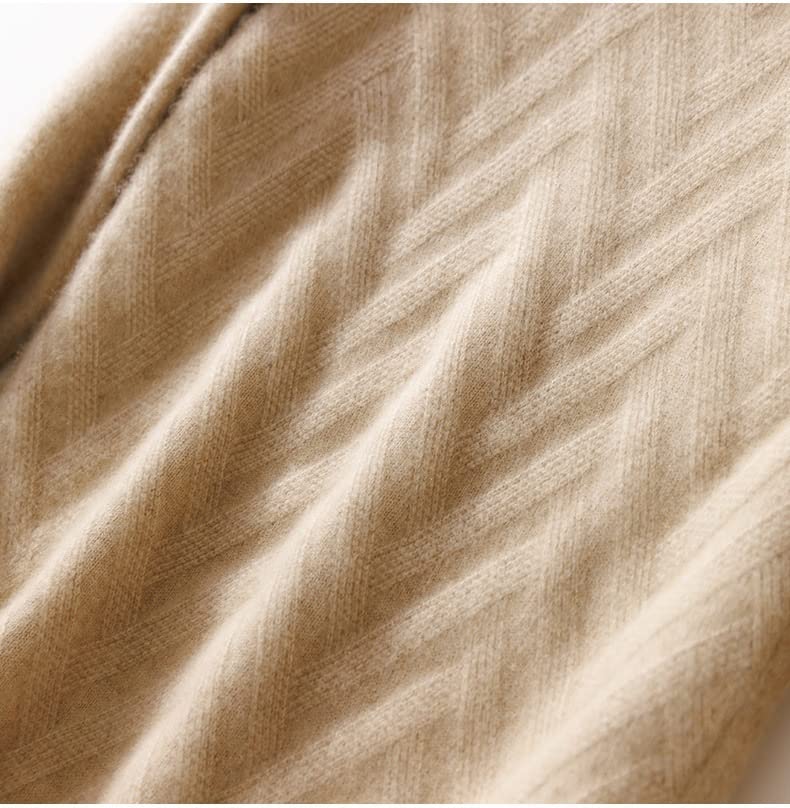 Pull en cachemire épais anti-froid coupe ample confortable - 6