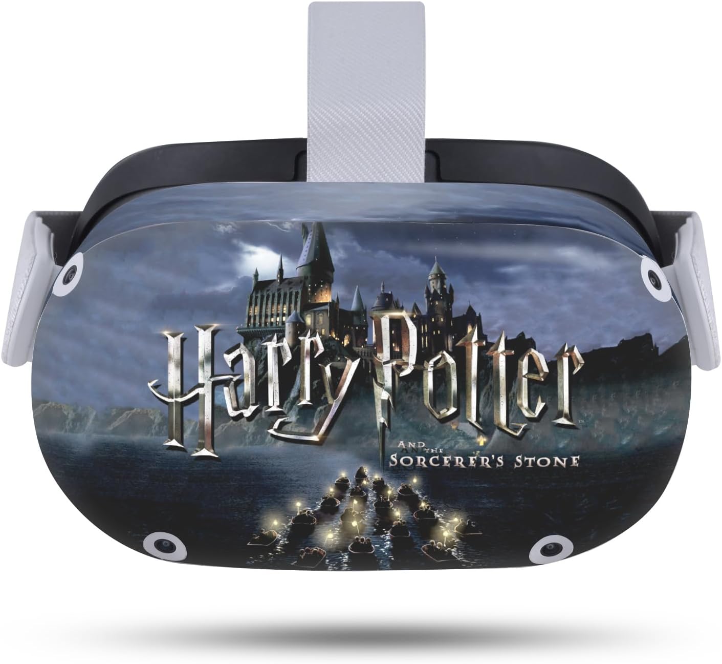 Head Case Designs Officially Licensed Harry Potter Castle Graphics Vinyl Sticker Skin Decal Cover Compatible with Meta Quest 2