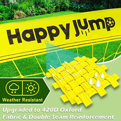 Happy Jump 7x5 FT & 5x3.6 FT Portable Soccer Goal for Youth Players Ages 6–14, Large-Frame Design Built for Long-Term Development, Easy Setup for Backyard, Park or School Training