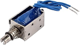 Aexit JF-0630B DC Controls & Indicators 24V 0.3A 6N Pull Push Type Open Frame Solenoids Solenoid Electromagnet