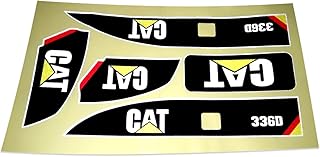 Linzhen Sticker Set Channel RC Excavator Amewi 1:14 Decals for Huina 580 1580 TR-211m 23