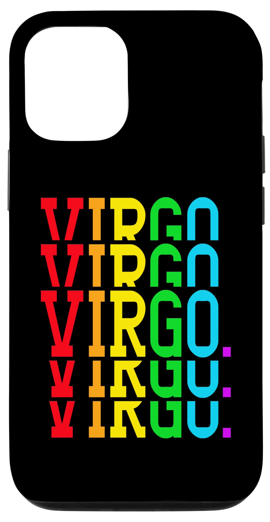 iPhone 12/12 Pro Virgo Girl September King August Woman Rainbow  Zodiac  B'Day Case