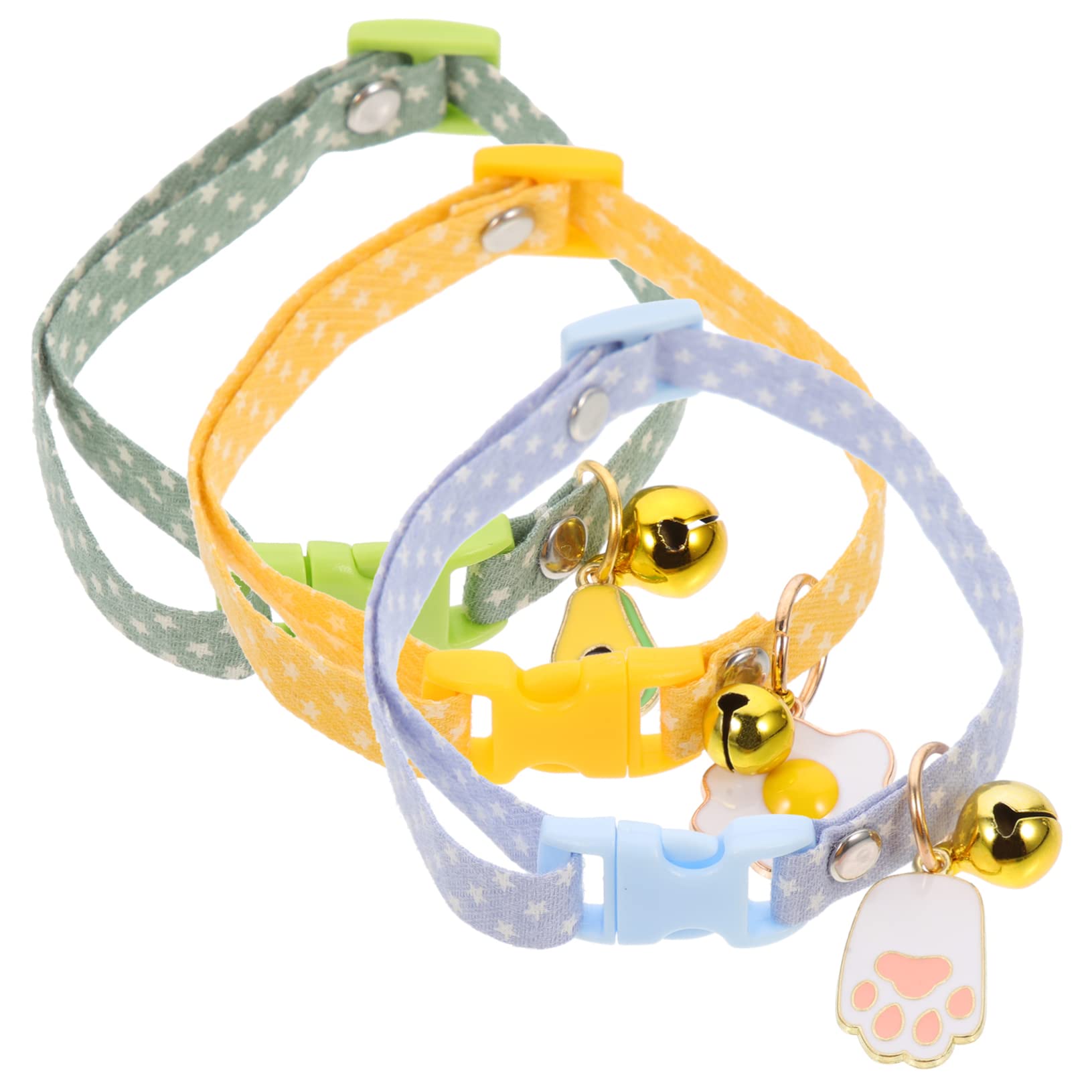 Yardwe 15pièces Collier pour Chat avec Pendentif Avocat pour Et Chiots Collier Décoratif avec Clochettes pour Utilisation Intérieure Et Extérieure Design Et