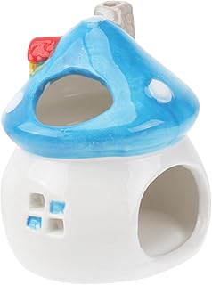 Parliky 1Pc Hamster Ninho De Cerâmica Anão Casa De Dormir Cerâmica Mini Cabana Cerâmica Ninho De Hamster Mini Casa Hamster Abrigo De Caverna Abrigo De Hamster Abrigo De Hamster Em Forma