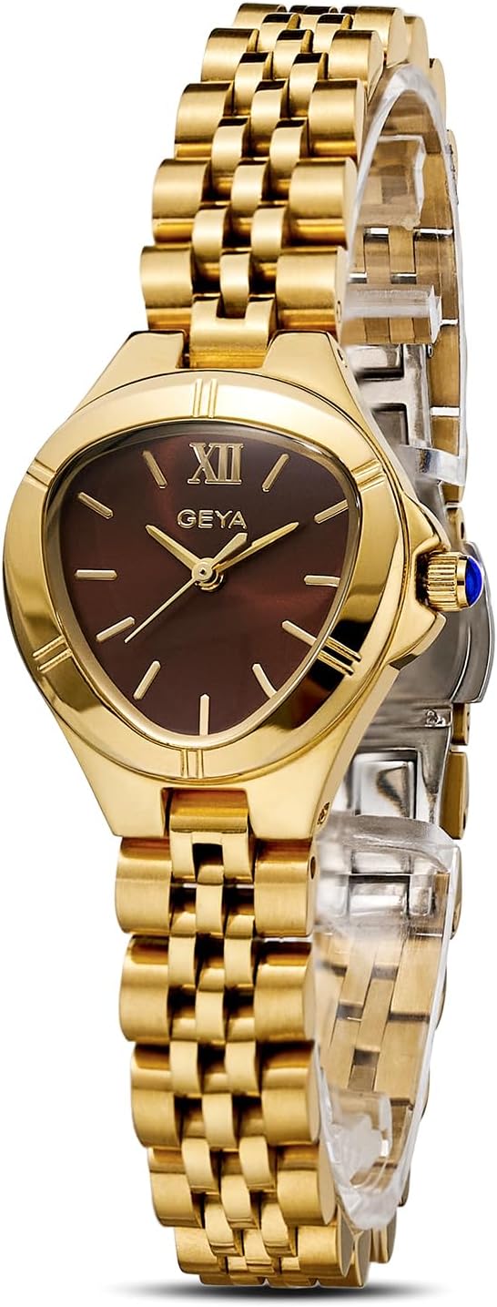 GeYa Vintage Gold Watches for Women Dainty Ladies Quartz
