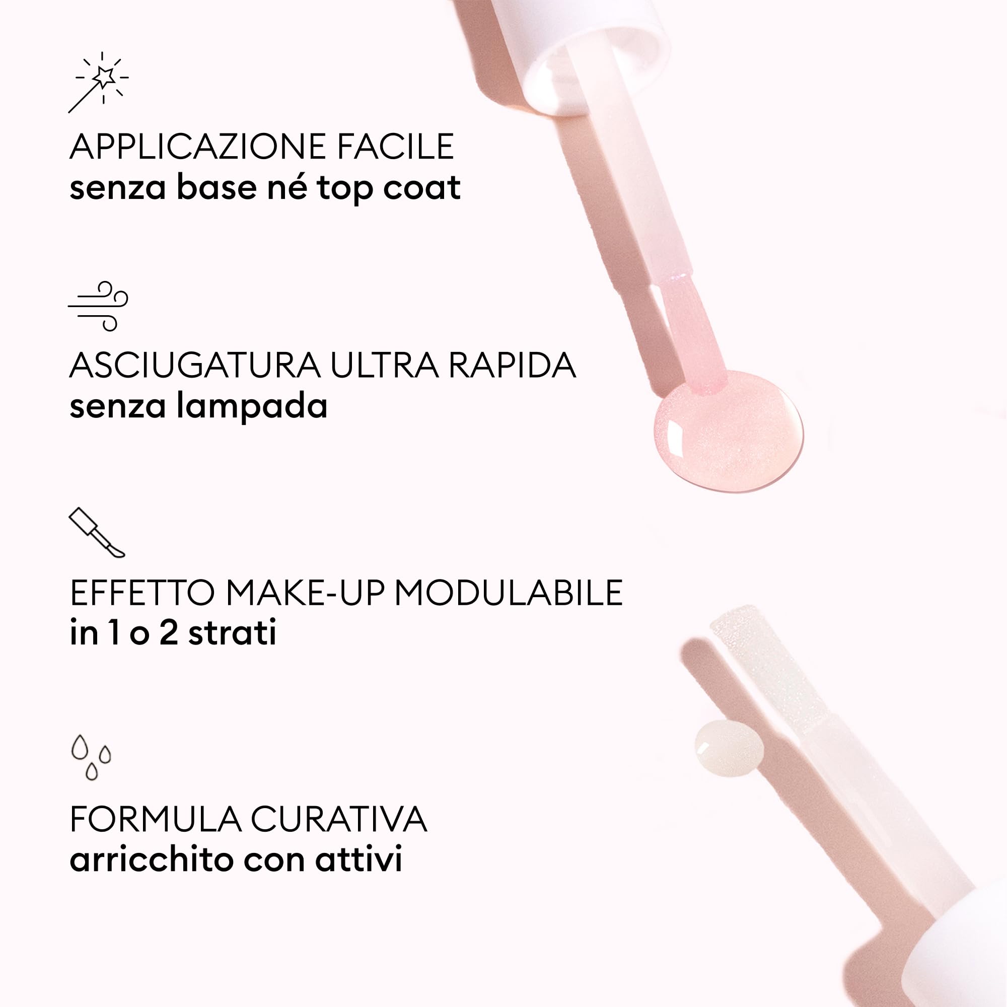 Set Smalto Unghie Manucurist Active Icons Duo - Smalti Active Bright, Active Plump - Trattamento illuminante e cura - Smalto Rinforzante Unghie - Cofanetto Regalo Donna
