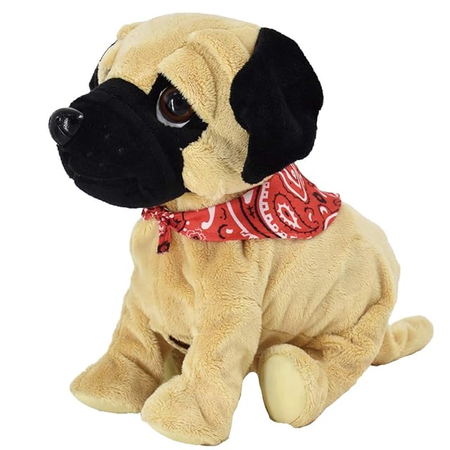 Foto 5 de 5 de WEofferwhatYOUwant Perro Robot Pug Daddy - Peluche Electrónico Interactivo con 8 Trucos Realistas