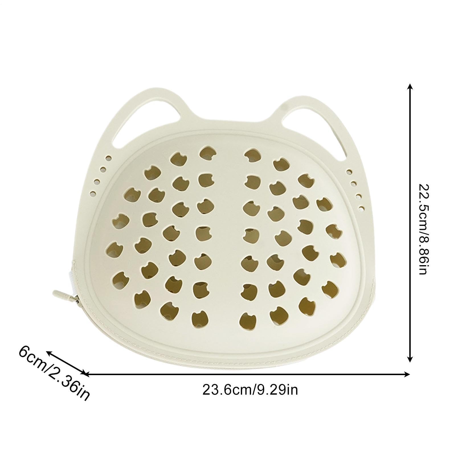 Bolsa de lavandería de silicona para sujetador, funda antideformación, suave y resistente a altas temperaturas, compatible con máquina, diseño protector para lencería delicada