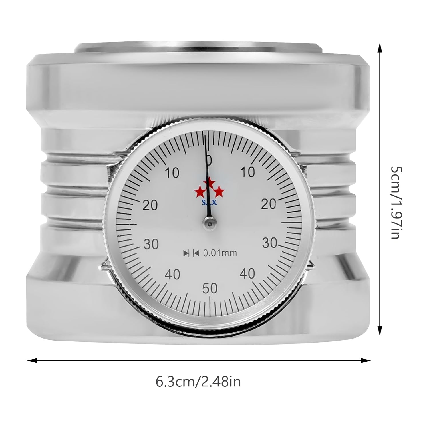 Z Axis Zero Pre-Setter Tool, CNC Mechanical Dial Type, Magnetic Height Length Measurement Tool, Accuracy ±0.02 MM, Setting Height 1.97 in ± 0.01 MM