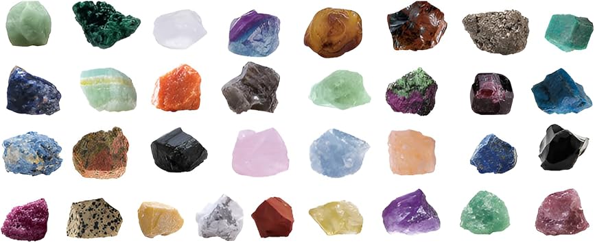 Neping Advent Calendar Natural Crystal Gemstone Excavation Blind Box, Gift for Kids, 24 Days of Surprise, Exciting Daily Gift for Families