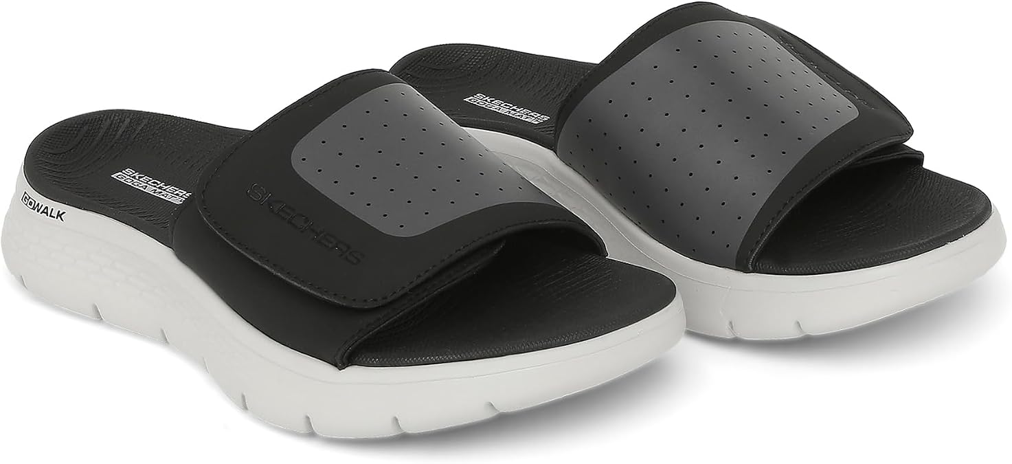 Skechers メンズ Go Walk Flex サンダル - サンドバー