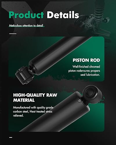 Miniatura 5 de SCITOO - Amortiguador trasero para Dodge se adapta a 1994-2001 para Dodge para Ram 1500,1994-2002 para Dodge para Ram 2500 Amortiguadores 344365