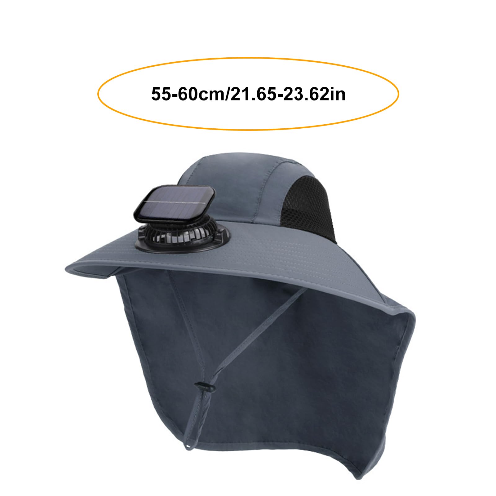 Chapeau de soleil portable pliable et respirant pour le jardinage et la plage
