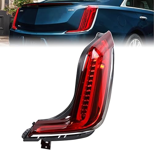 Lochnchn Conjunto de luces traseras traseras LED compatible con Cadillac XTS 2018 2019 luces traseras del lado del pasajero derecho reemplazo