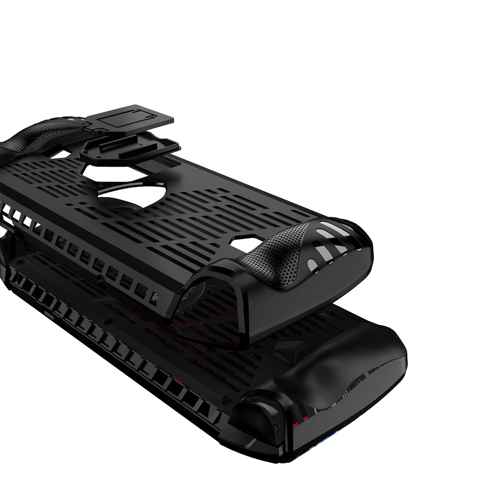 Custodia per MSI Claw,Impugnatura in TPU Coperchio Protettivo per MSI Claw A1M Gioco Portatile,Custodia Posteriore Morbida con Supporto per MSI Claw(Nero)
