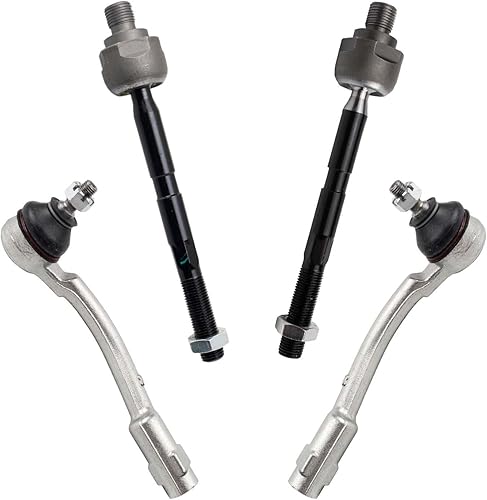 Miniatura 187 de TRQ Juego de varillas de acoplamiento delanteras interiores y exteriores, 4 piezas, compatibles con Toyota C-HR 2018-2021