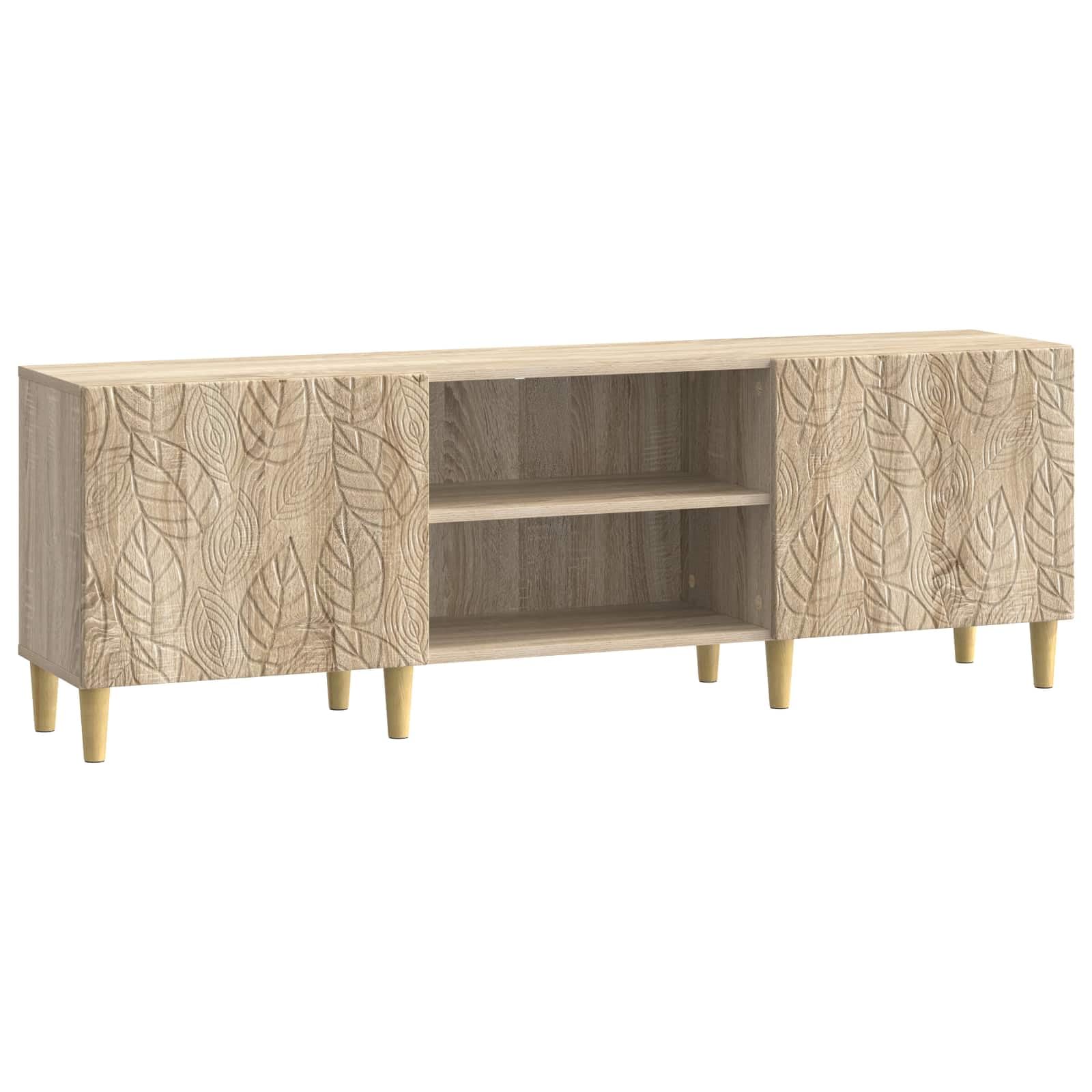 Szafka pod telewizor 150 x 31 x 50 cm dąb Sonoma drewno