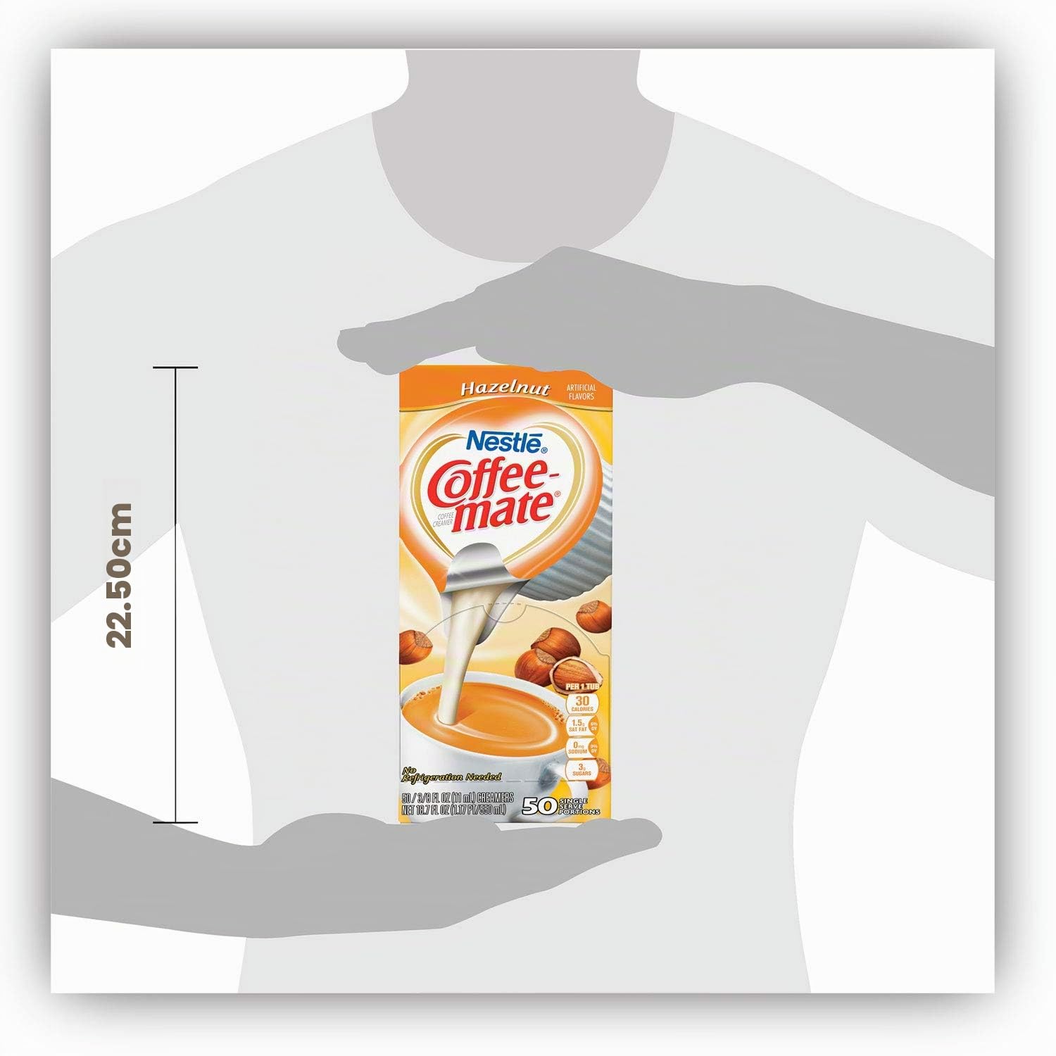 Coffee-mate Liquid Creamer Singles - Hazelnut - 50 ct