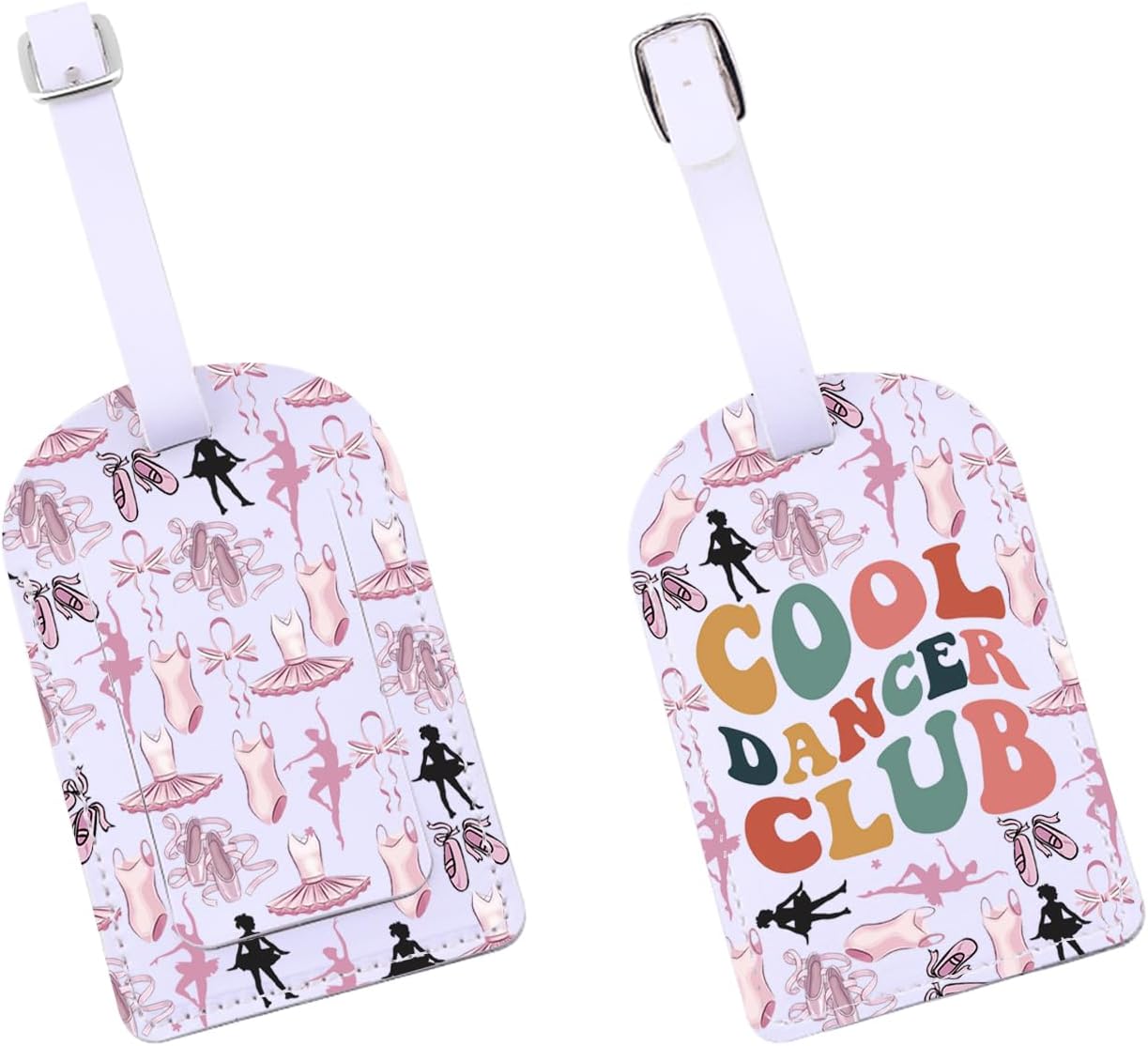 Dancer Life Purse Info Tag Ballet Dancing Luggage Tag Dance Instructor Gift 5678 Dance Baggage Tag Competition Season Gift (DanceClubTag-US)