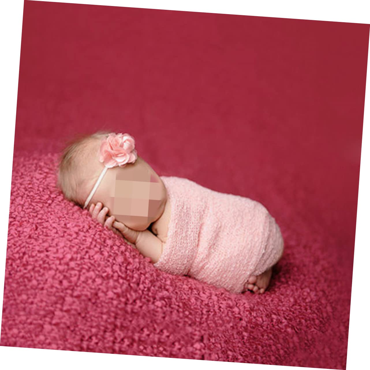 2 Set Panni Da Bagno Per Bambini Sciarpa Neonata Panni Da Bagno Per Neonati Oggetti Di Scena Per La Fotografia Di Bambini Neonato Coperta Avvolgente Coperta Del Bambino 2 Pezzi * 2